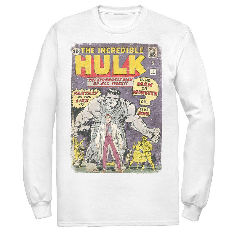 Men's Marvel The Incredible Hulk Classic Retro Comic Book Tee,  Product Image