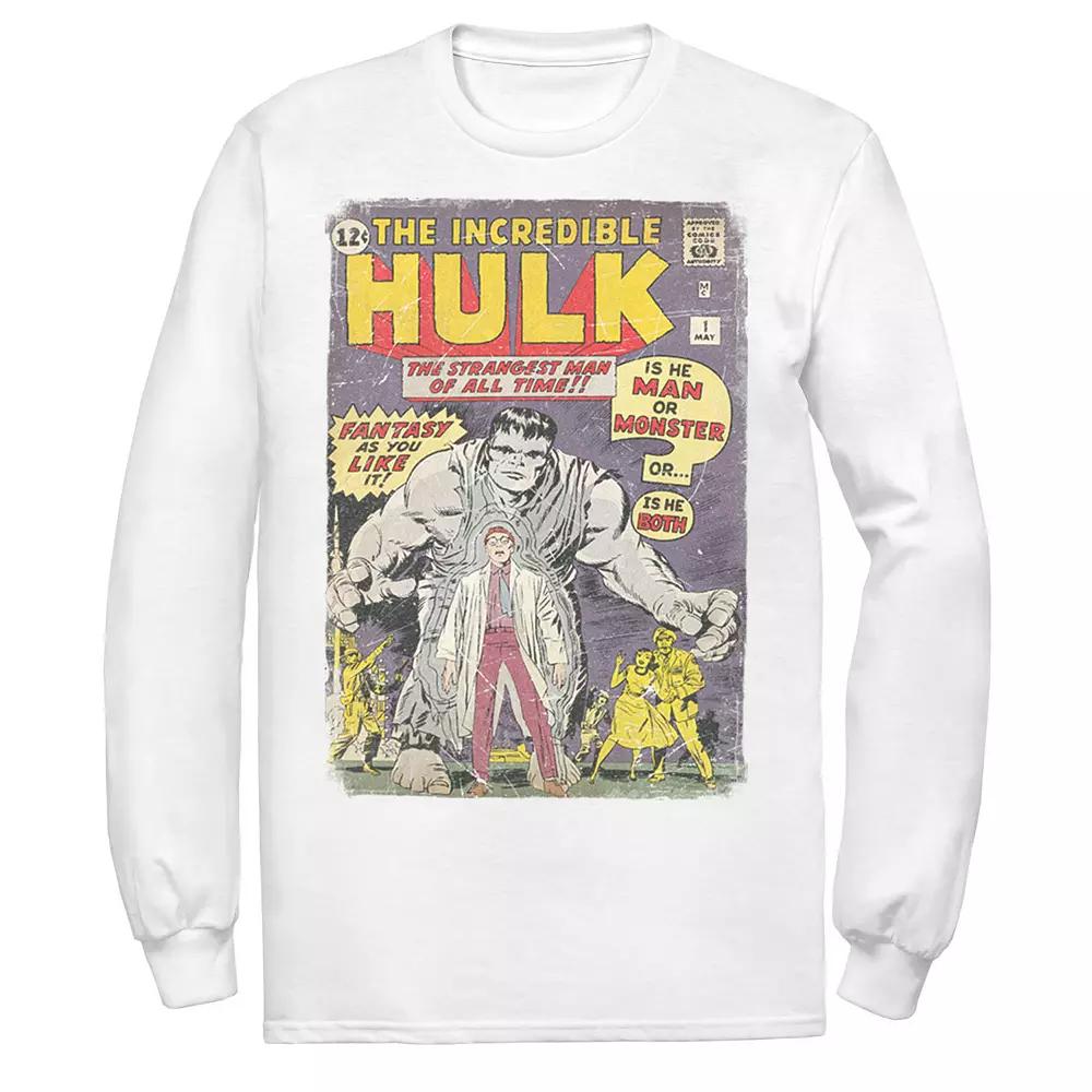 Men's Marvel The Incredible Hulk Classic Retro Comic Book Tee,  Product Image