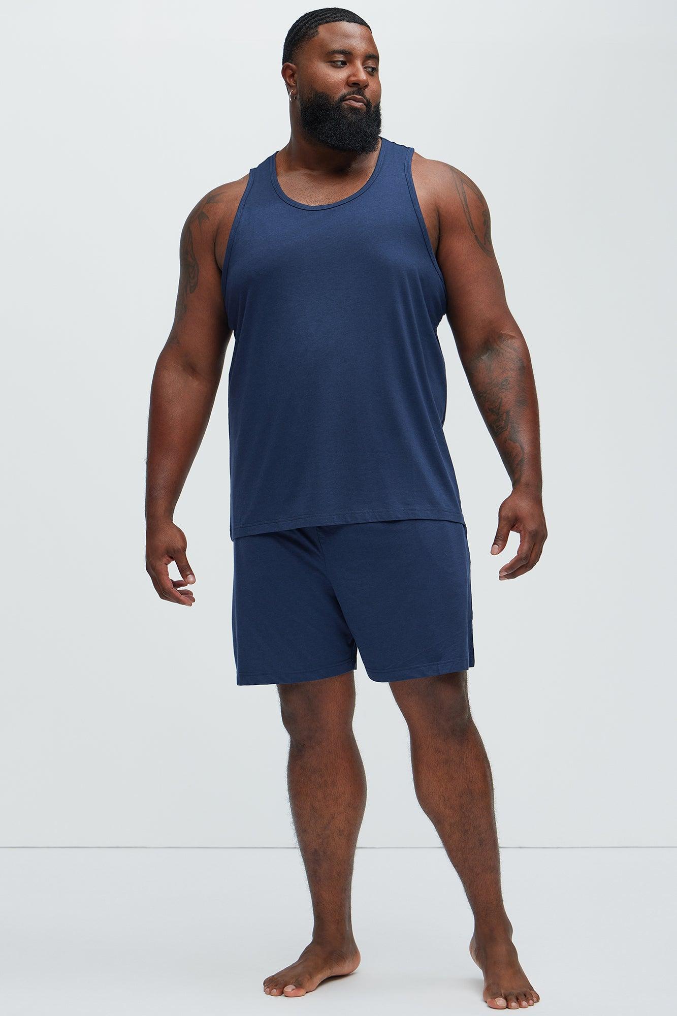 Essential Modal Lounge Shorts - Navy Product Image