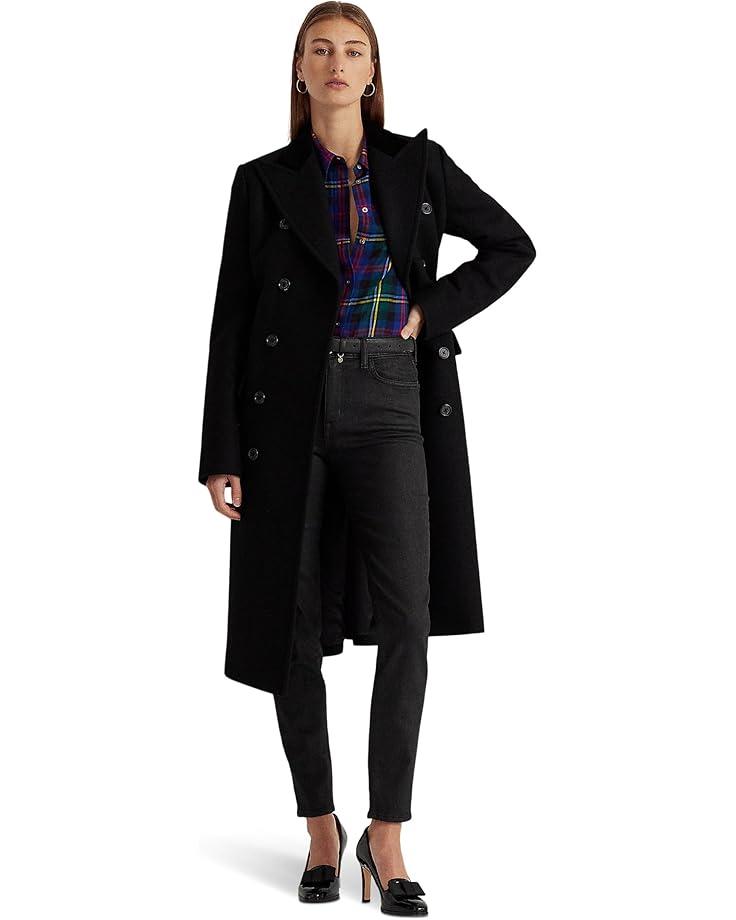 Women's Lauren Ralph Lauren Petite Coated High-Rise Skinny Ankle Jeans Product Image