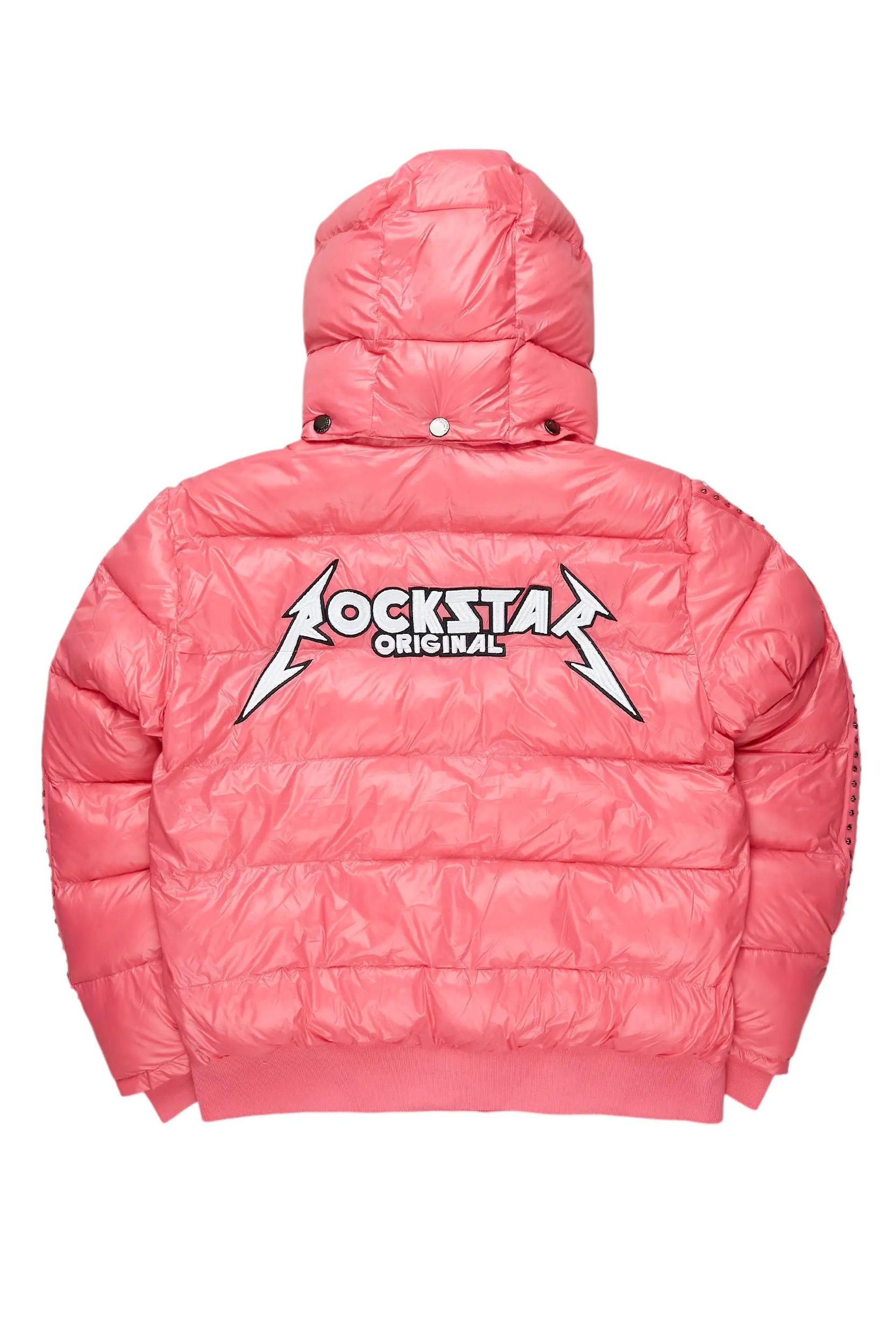 Banklee Pink Puffer Jacket Female Product Image