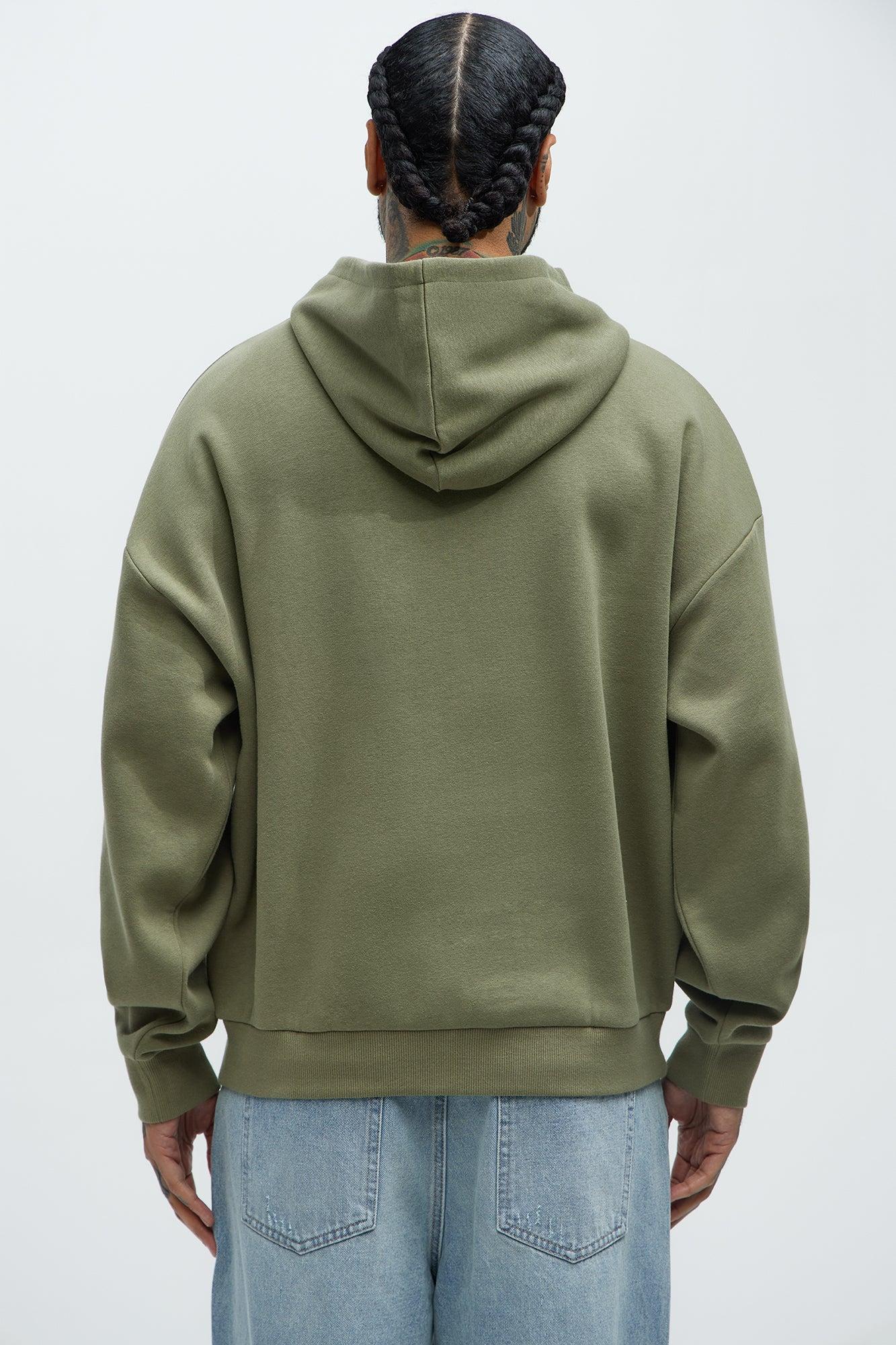 Tyson Fire & Desire Oversized Hoodie - Olive Product Image