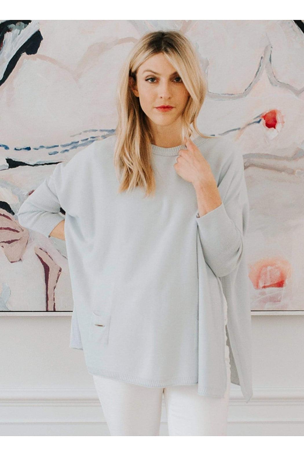 CATALINA CREWNECK MINI POCKET TRAVEL SWEATER Product Image