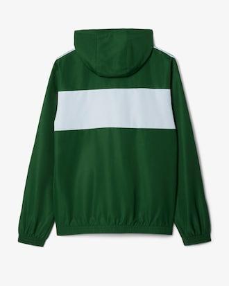 Colour-Block Logo Stripe Tennis Jacket Product Image