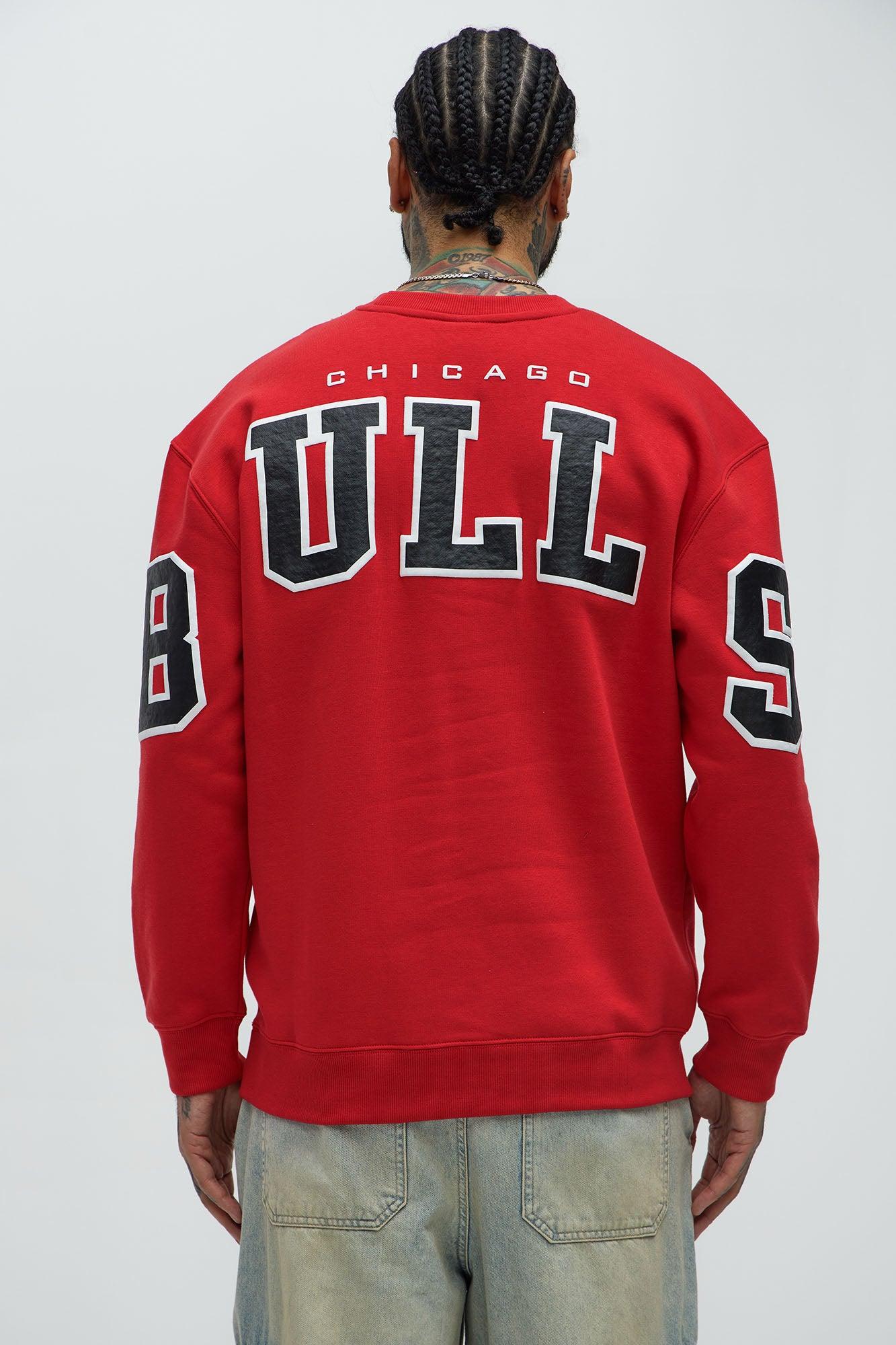 Bulls Loud Crewneck Sweatshirt - Red Product Image