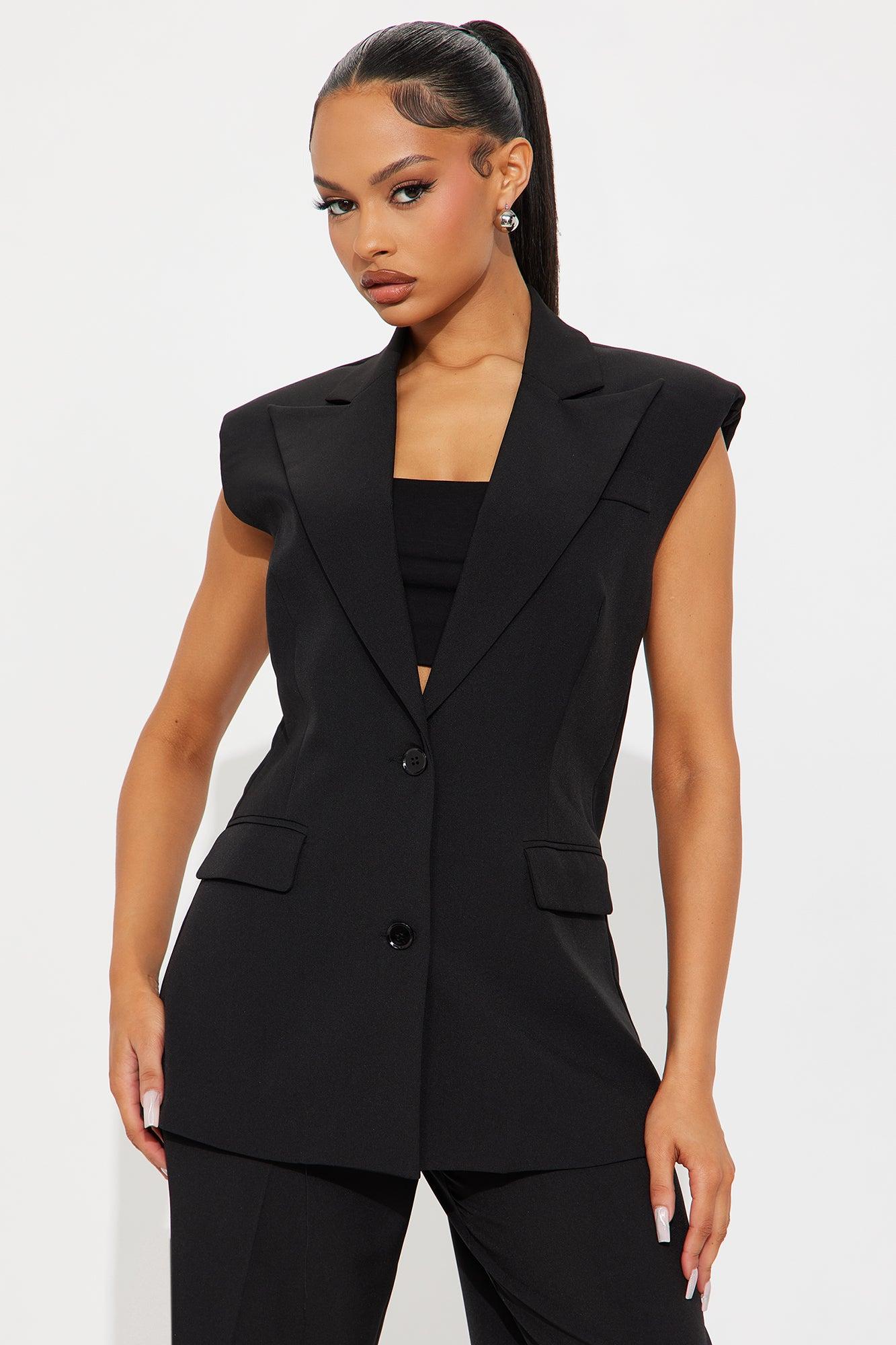 Out Of Office Bermuda Short Set - Black Female Product Image