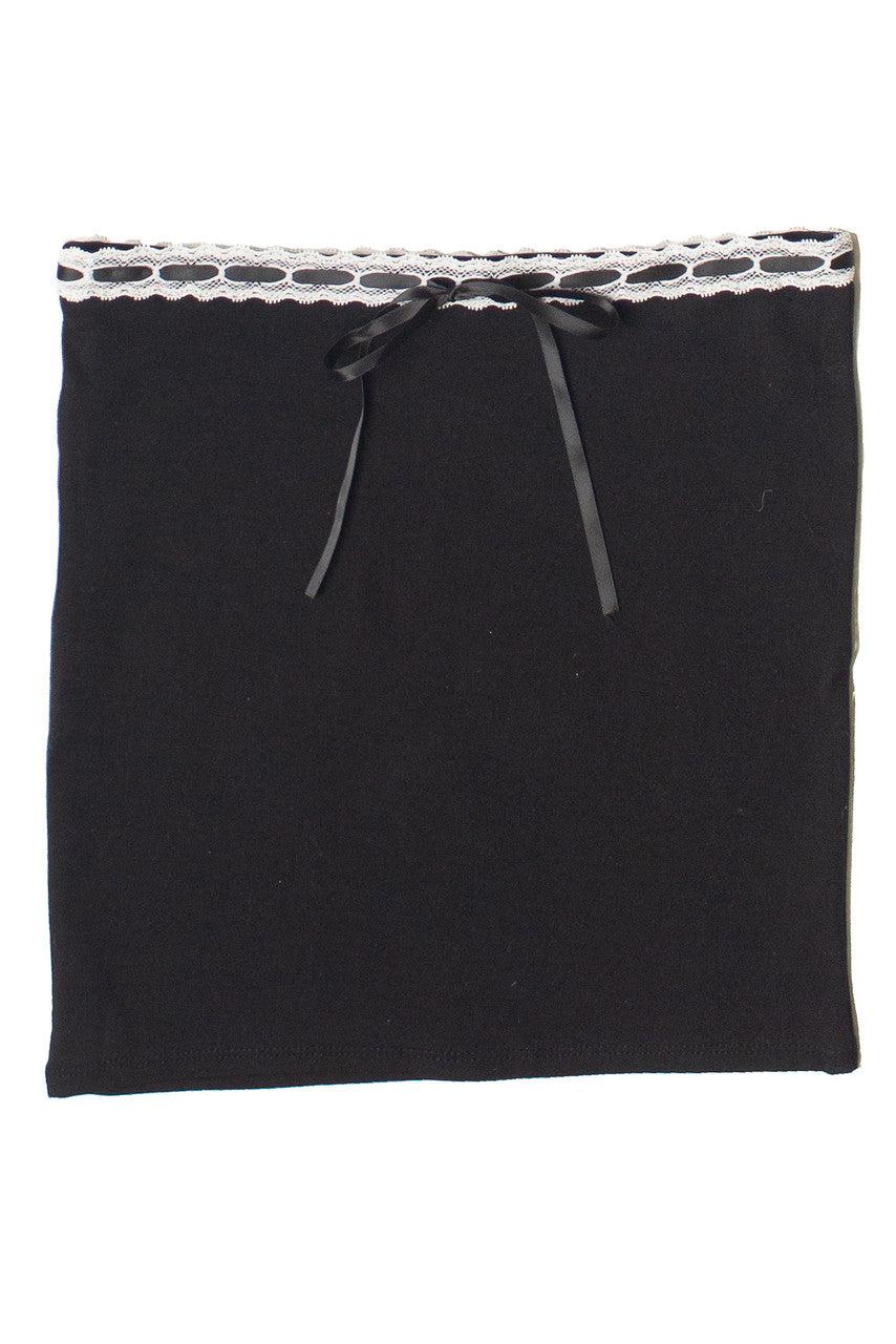 Ribbon Lace Mini Skirt Product Image