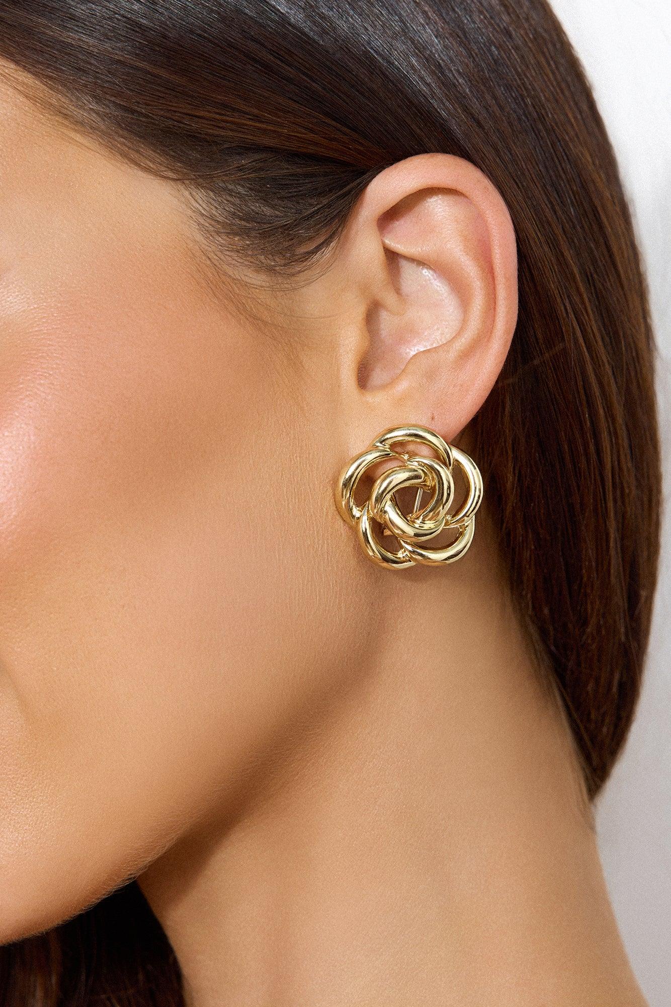 Wild And Free Earrings Gold Product Image