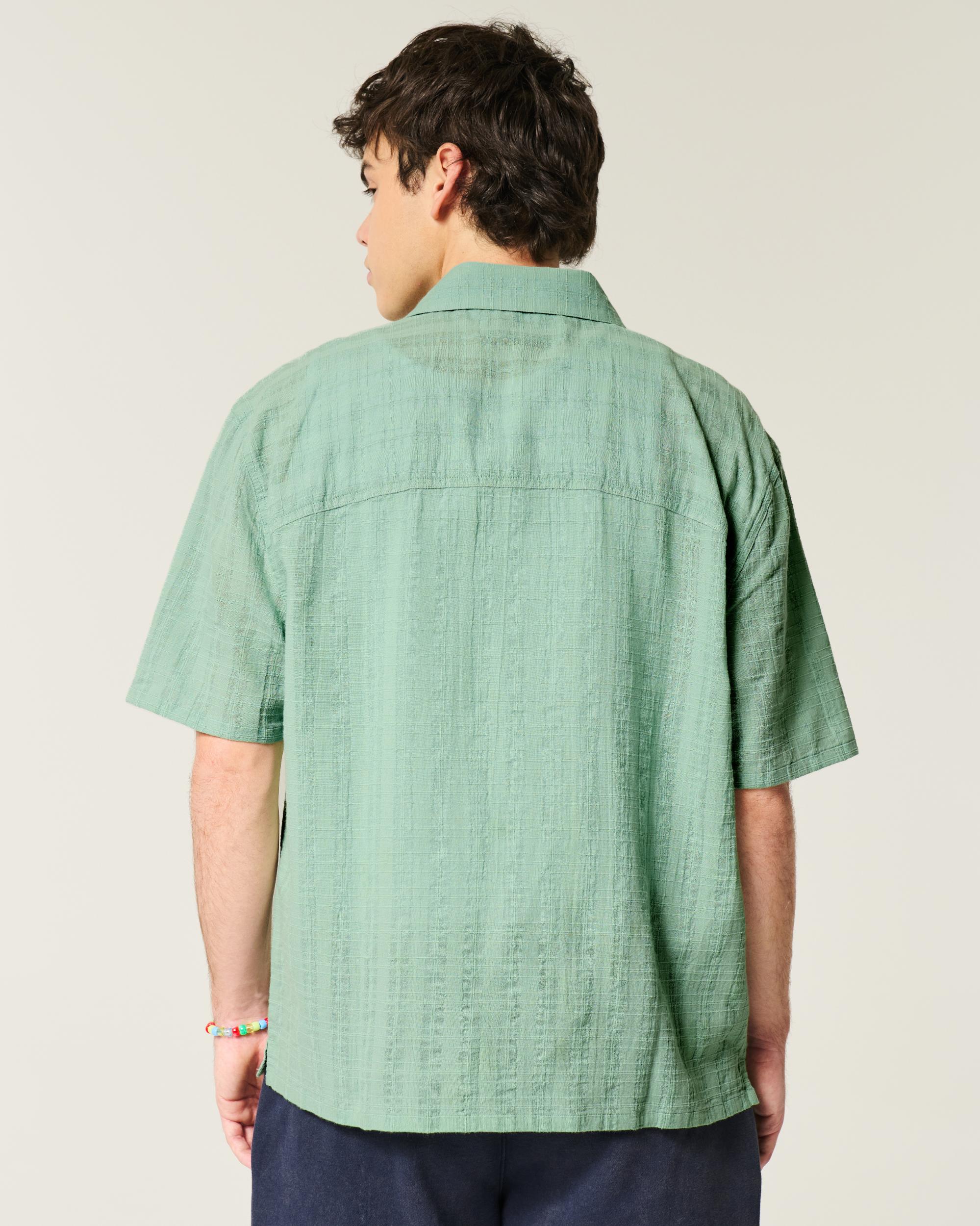 Boxy Short-Sleeve Shirt Product Image