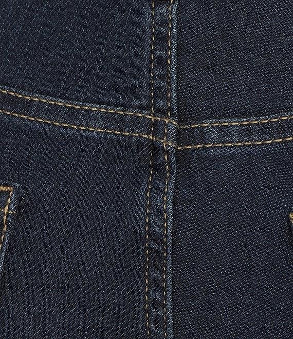 Code Bleu Plus Size Chelsea High Rise Denim Wash Straight Leg Jeans Product Image