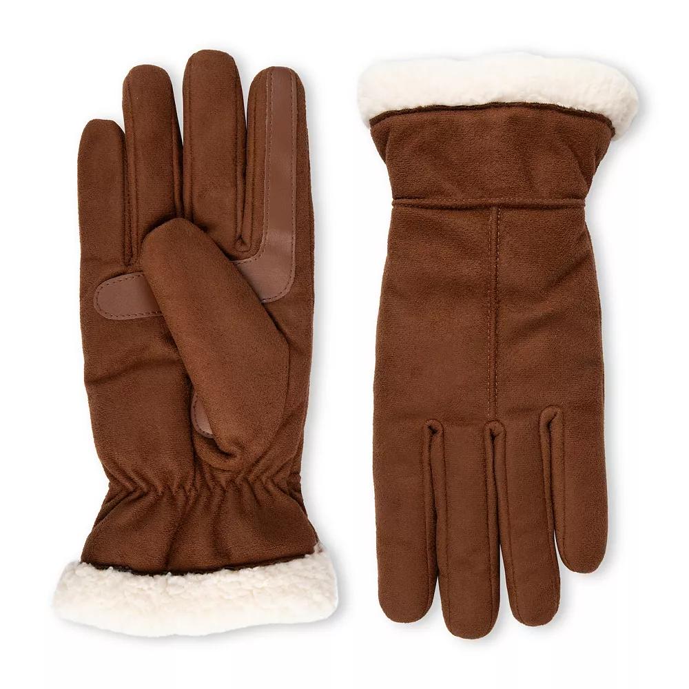 Women’s isotoner Lined Microsuede Water Repellent Gloves,  Product Image