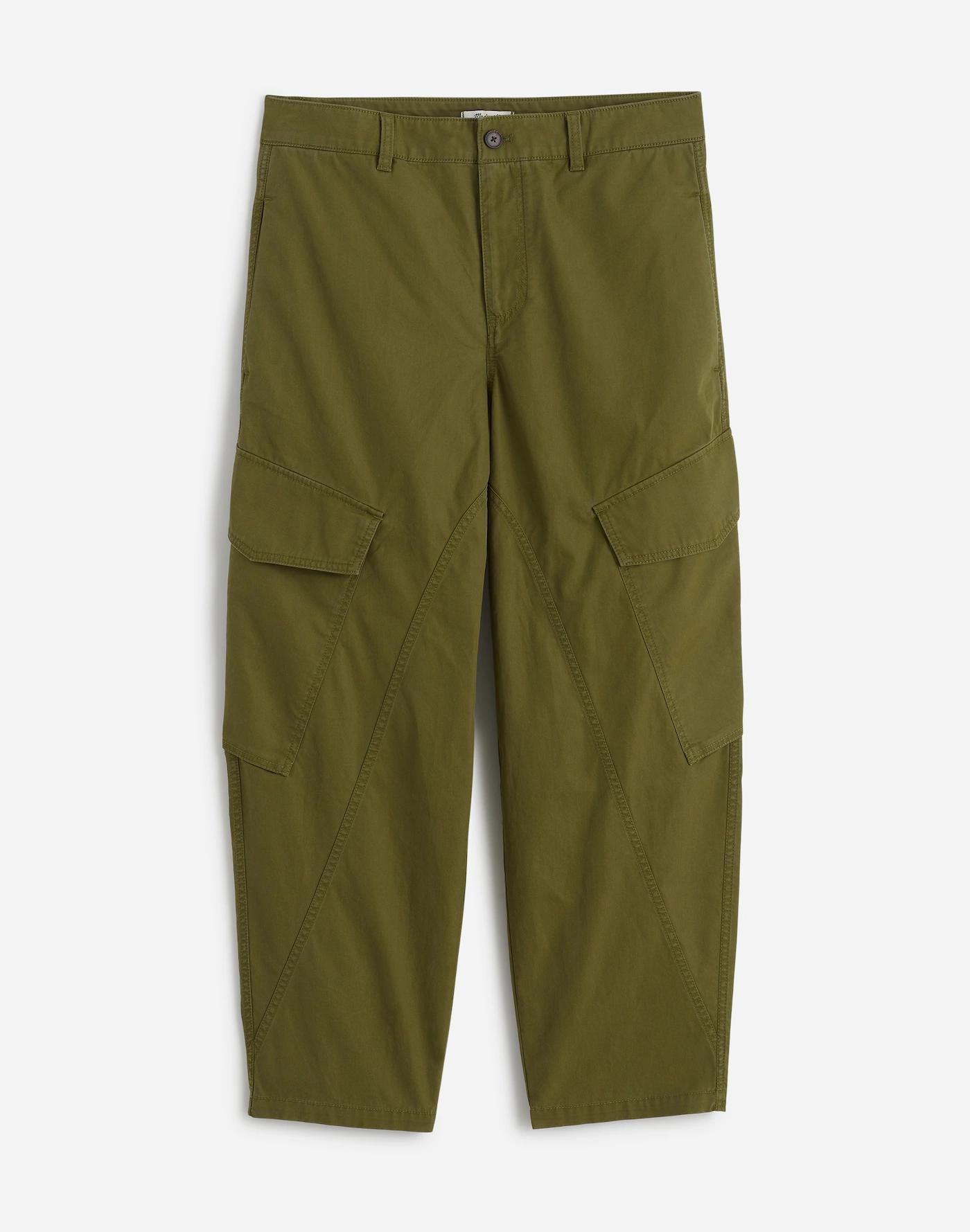 The Tall Barrel-Leg Utility Pant in Garment-Dyed Twill Product Image