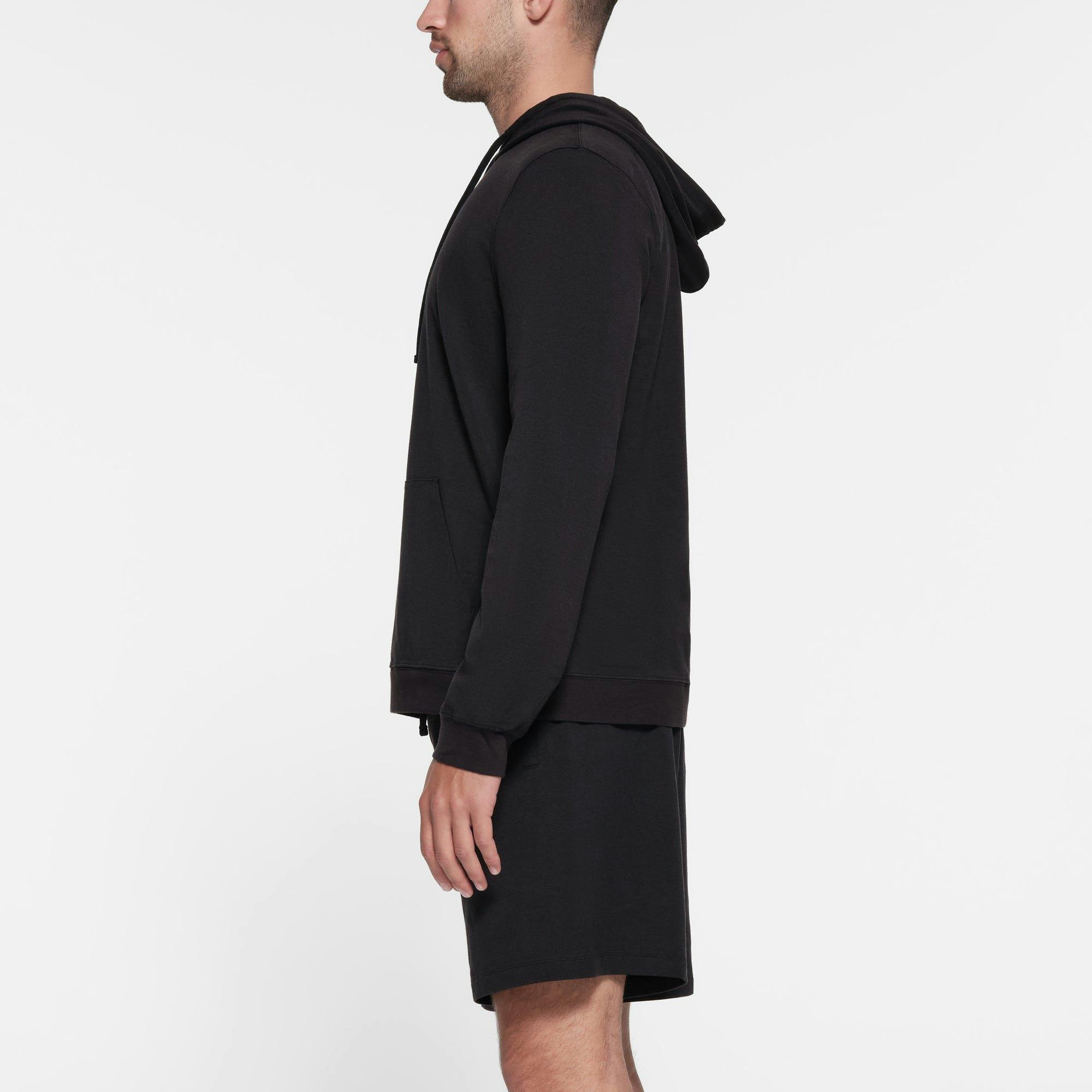 JERSEY LOUNGE MENS HOODIE | OBSIDIAN Product Image