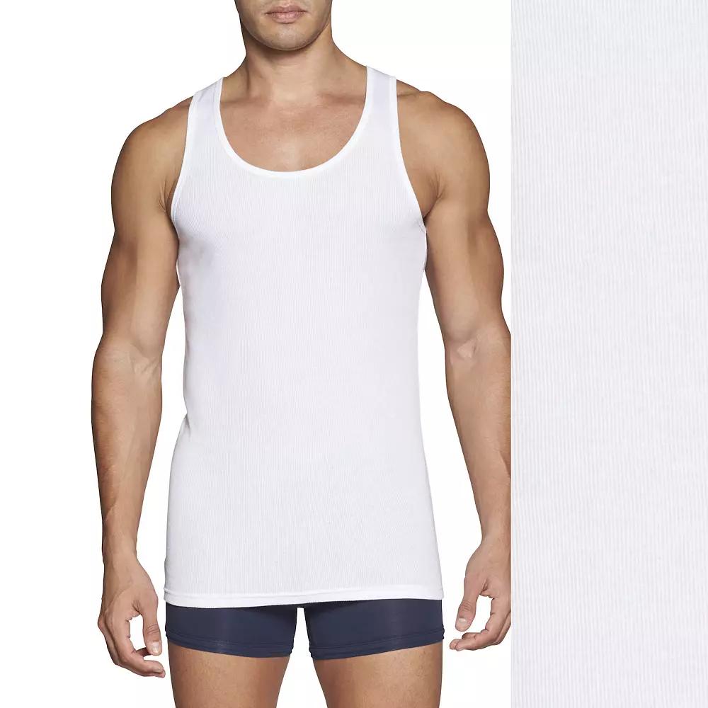 Men's Tommy Hilfiger 3-pack Cotton Classic Tank Top with Moisture Wicking,  Product Image
