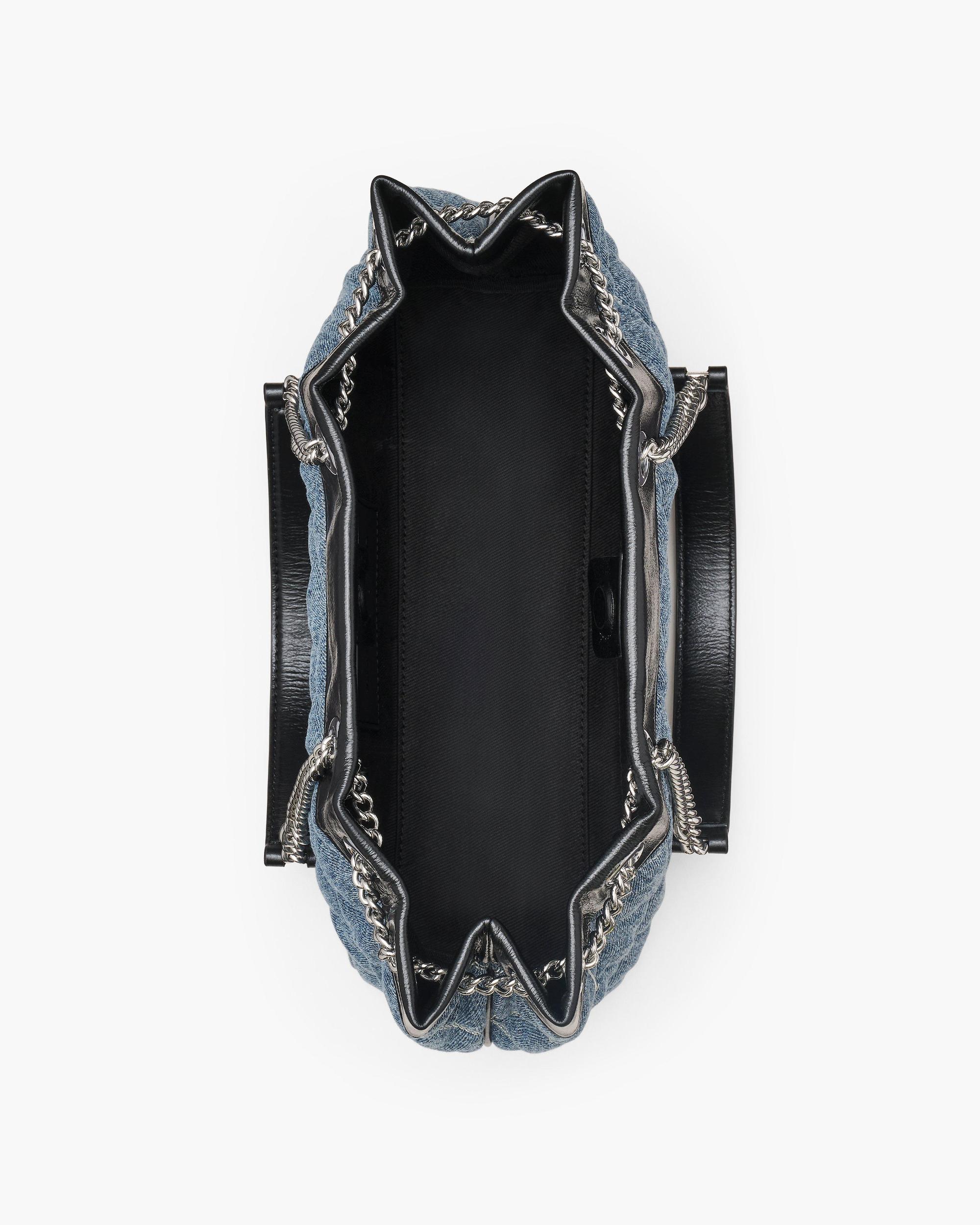 The Quilted Denim Chain Sack Bag Product Image