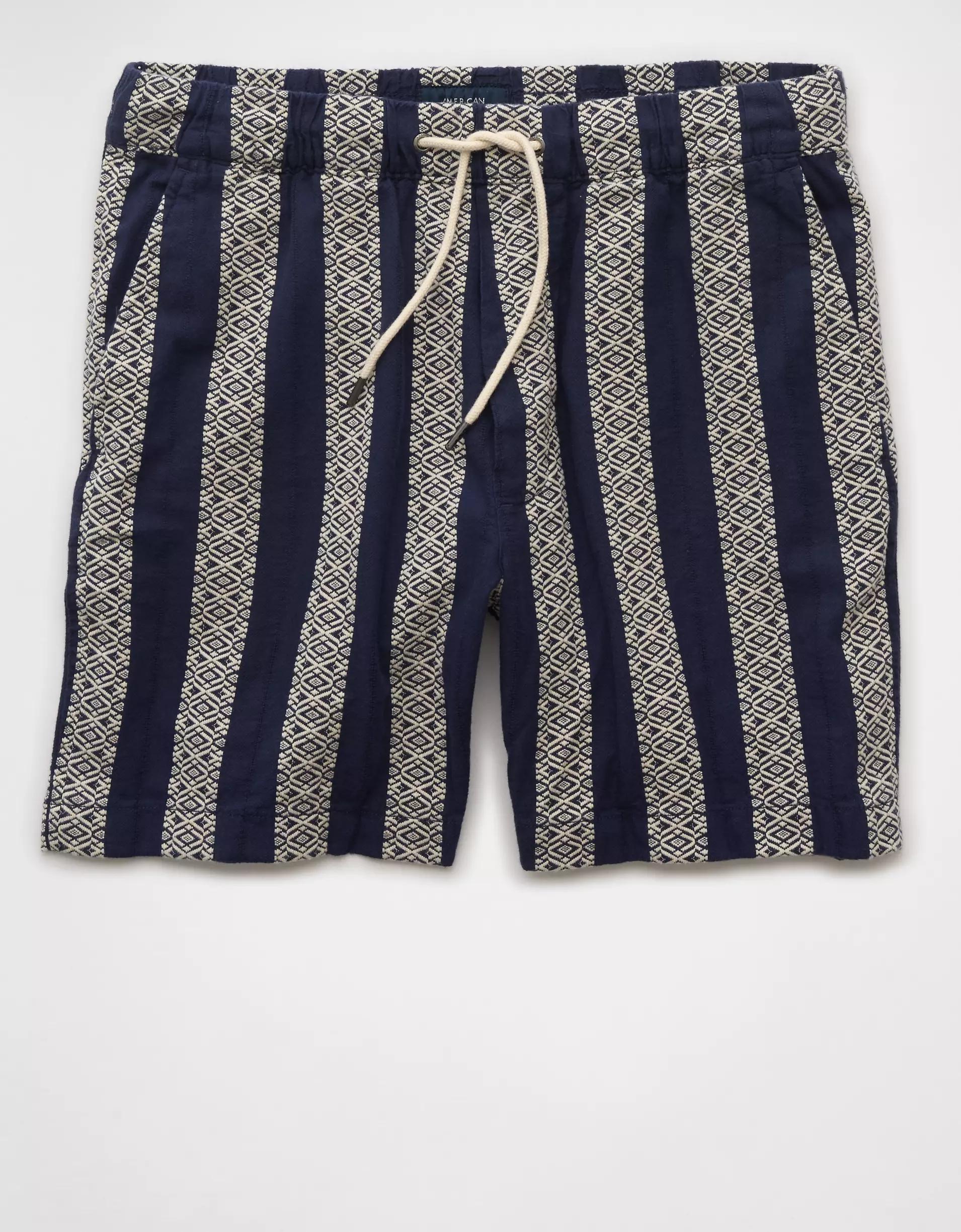 AE 7" Textured Striped Lived-In Trekker Short Product Image