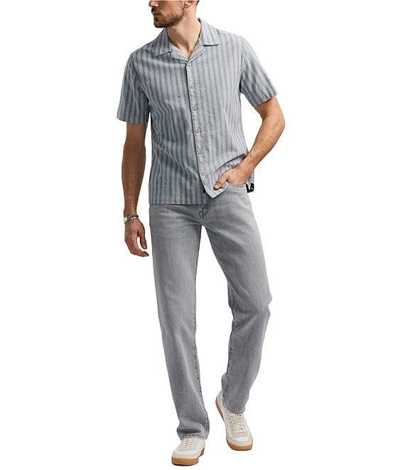 Buffalo David Bitton Salaman Camp Collar Button Front Stripe Top Product Image