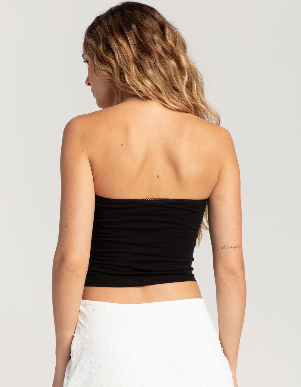 FULL TILT Womens Cinch Tube Top - PINK Product Image