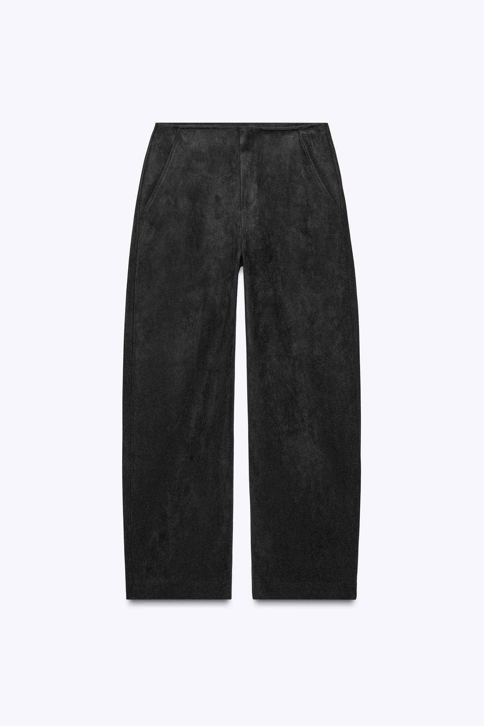 FAUX SUEDE PANTS Product Image
