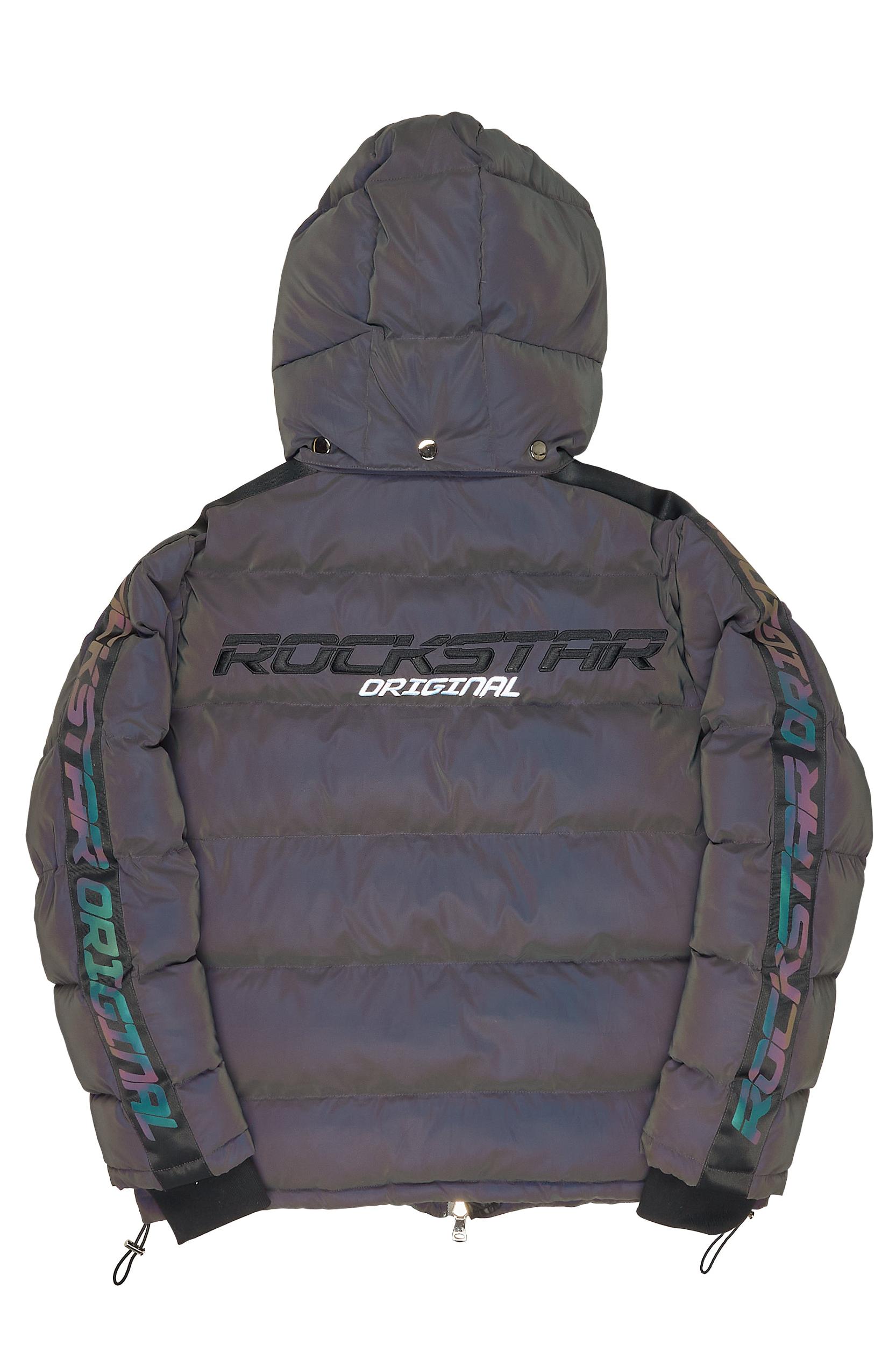 Magic Reflective Puffer Jacket Male Product Image
