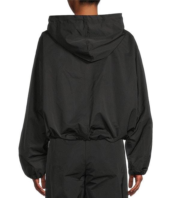 Double Zero Long Sleeve Hooded Zip Up Jacket Product Image