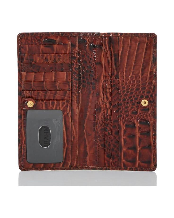 Devin Saffiano Leather Zip Card Case Product Image