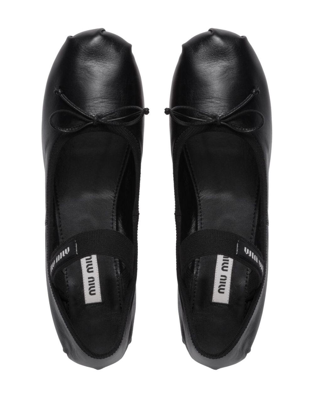 logo-strap ballerina shoes Product Image