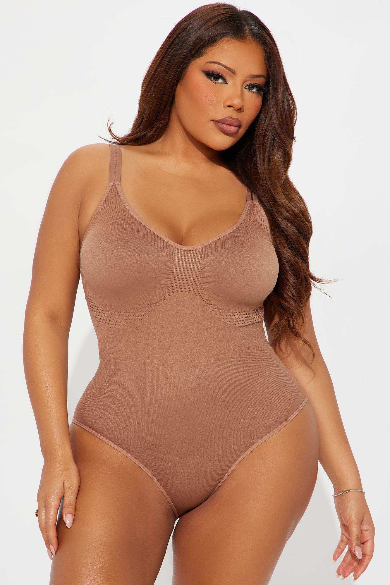 Snatched Body Shapewear Bodysuit - Mocha Female Product Image