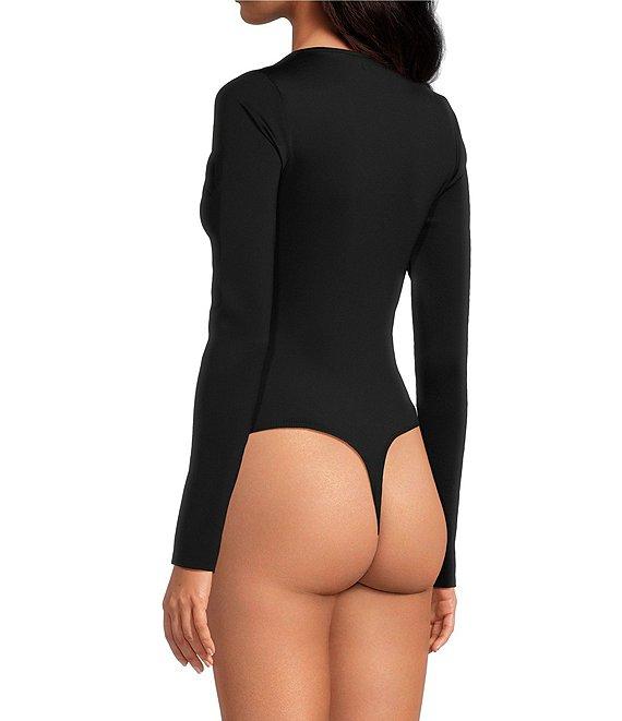 Good American Sculpting Scoop Neck Long Sleeve Bodysuit Product Image