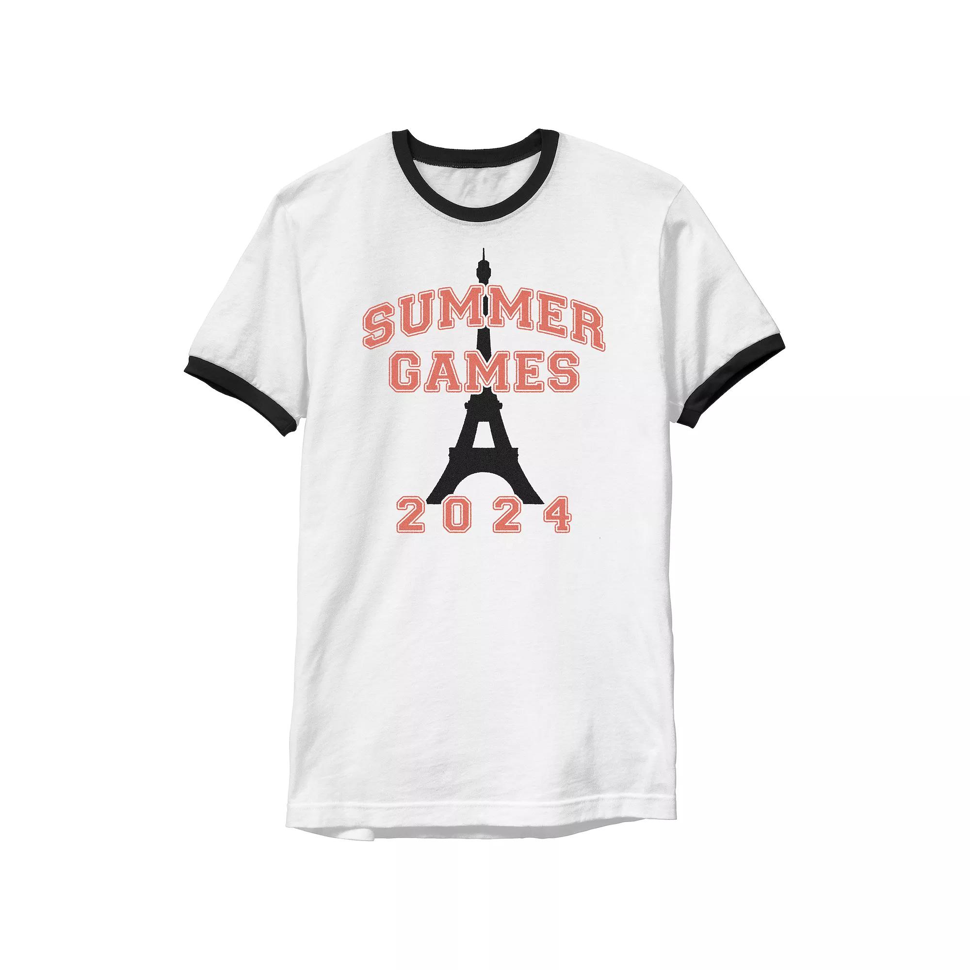 Men's Summer Games 2024 Ringer Graphic Tee,  Product Image