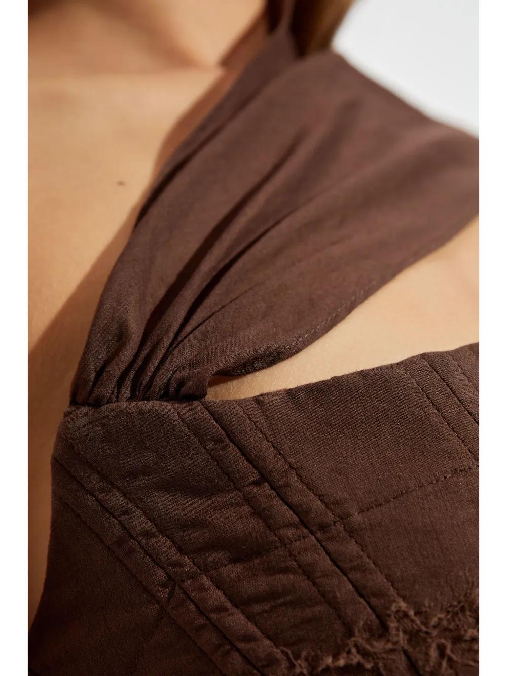 one-shoulder mini dress  Product Image