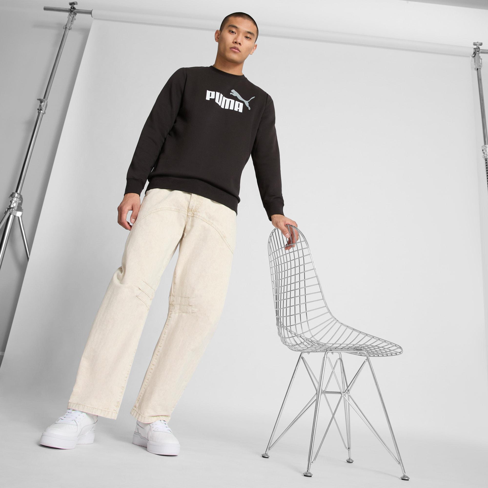 Essentials No. 1 Logo Men's Crew Neck Fleece Sweater Product Image