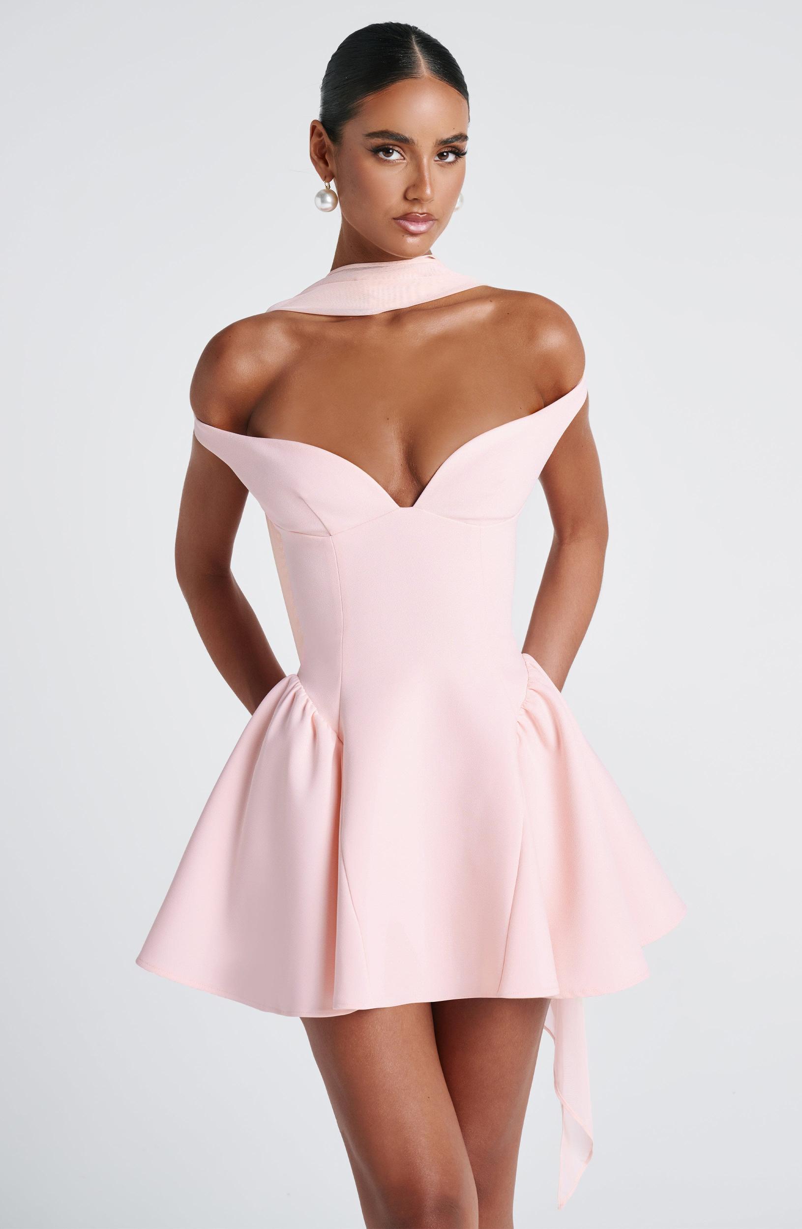Marla Mini Dress - Blush Product Image