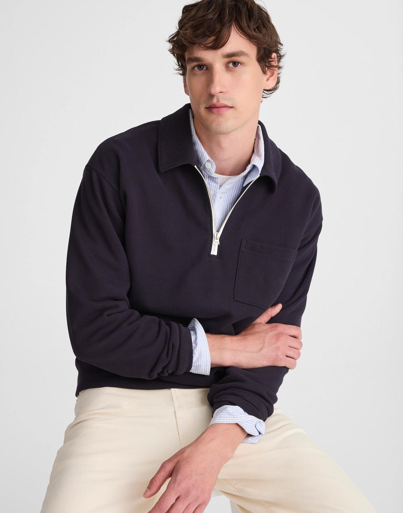 The McCarren Midweight Quarter-Zip Sweatshirt Product Image