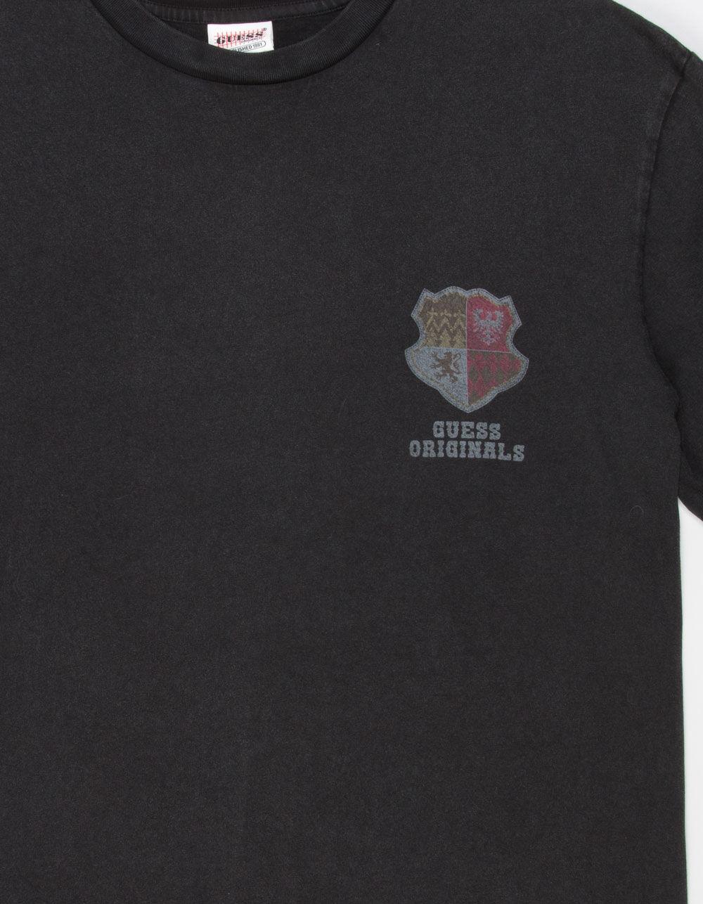 GUESS ORIGINALS Varsity Mens Tee - BLACK Product Image