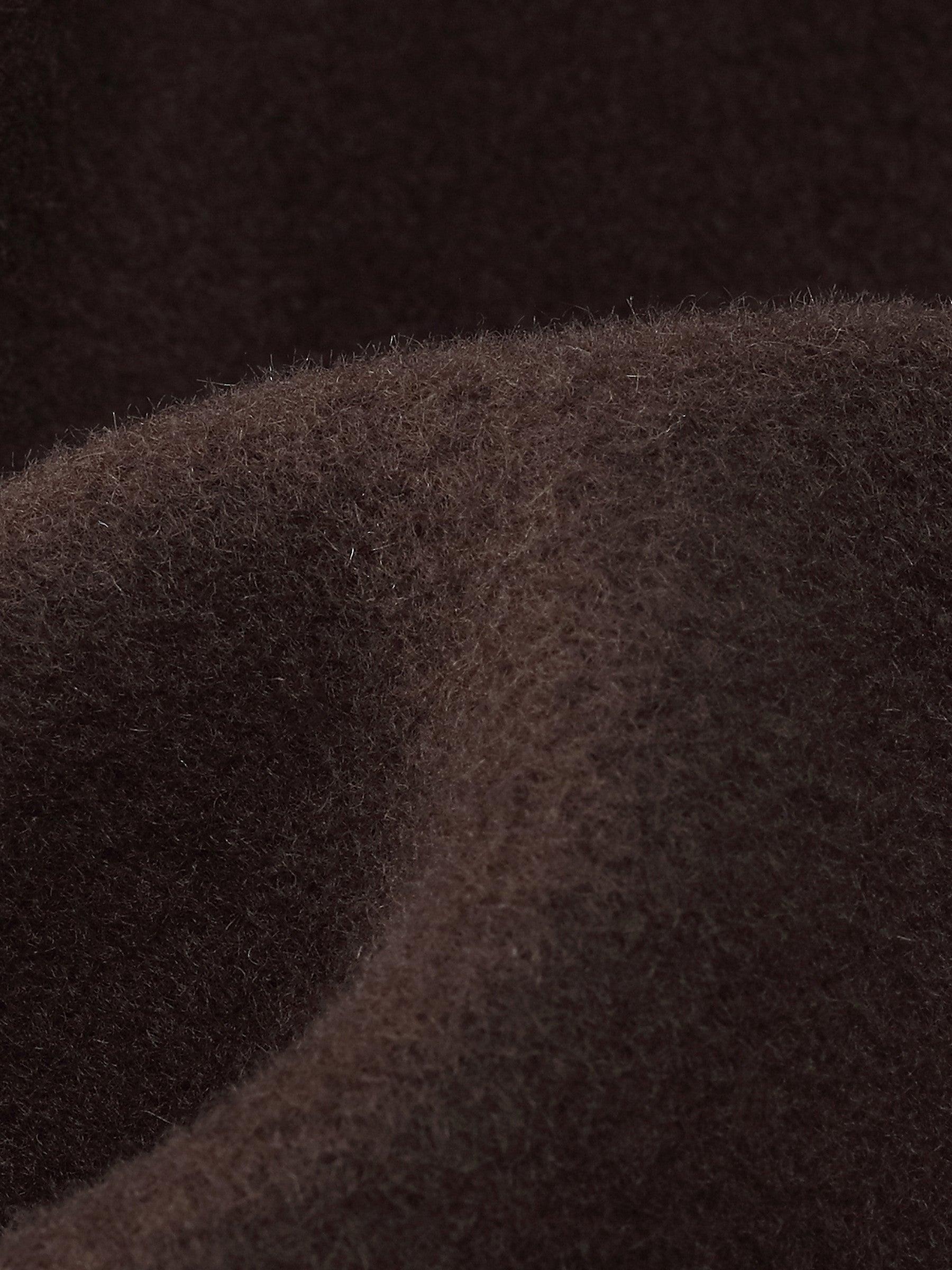 Cashmere Wool Blend Convertible Collar Women Wrap Coat Product Image