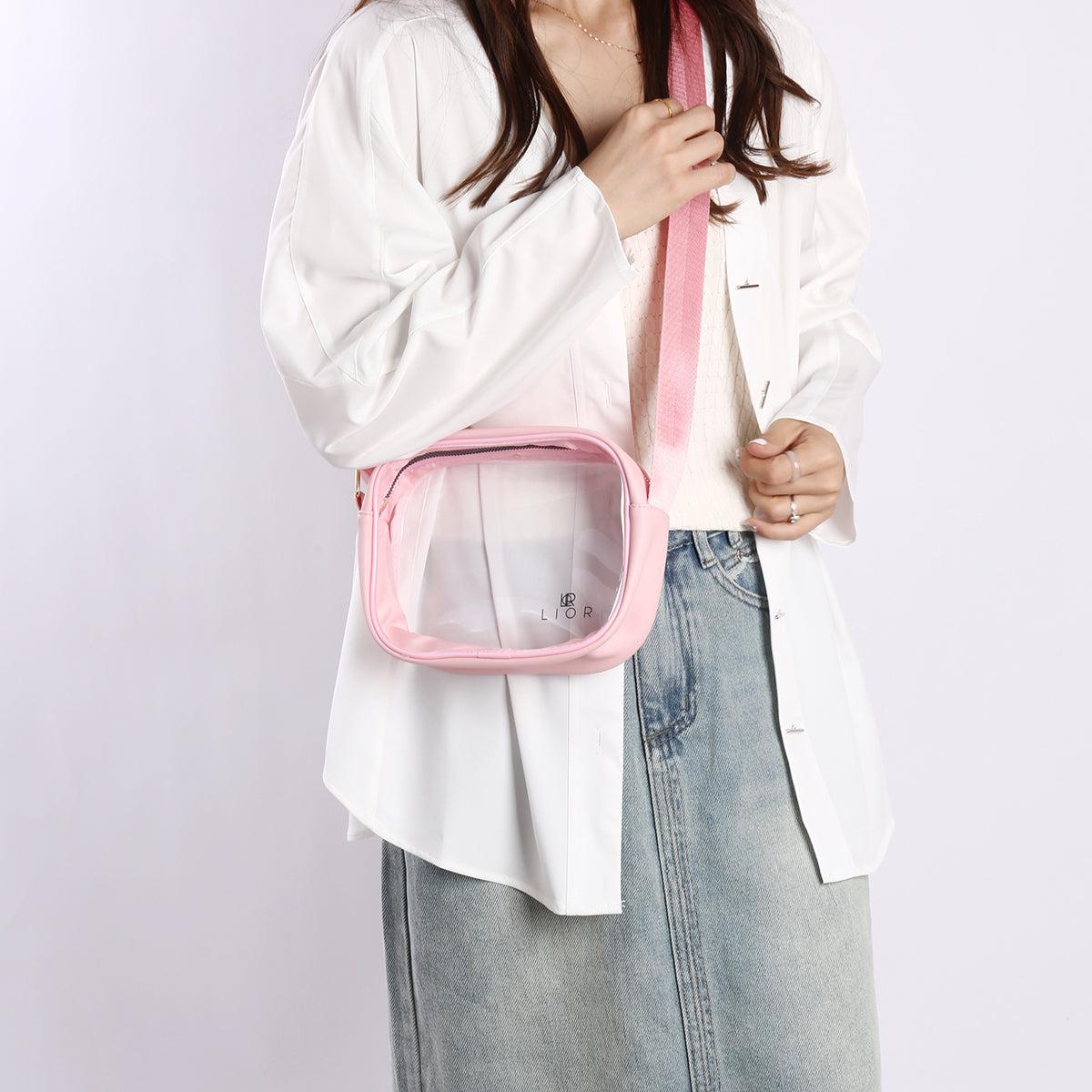 Lior Clear Bag Stadium Approved - Clear Crossbody Purse Bag, with Adjustable Shoulder Strap Product Image