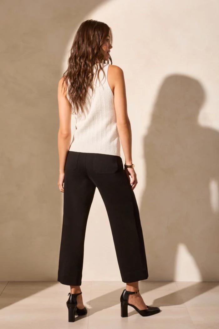 Button-Up Sweater Vest With Wood Buttons Product Image