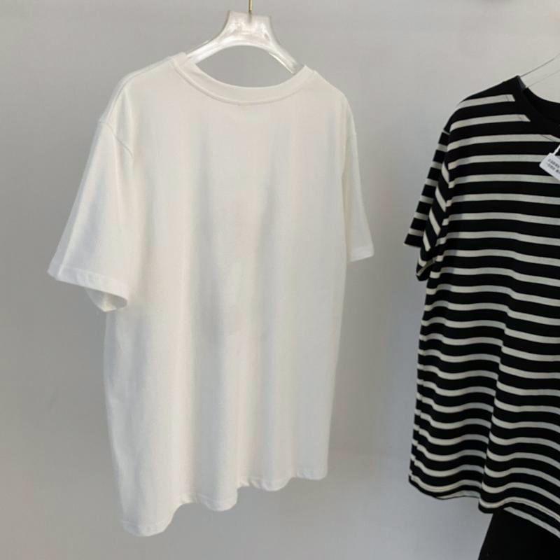 Short-Sleeve Crew Neck Dog Print T-Shirt Product Image