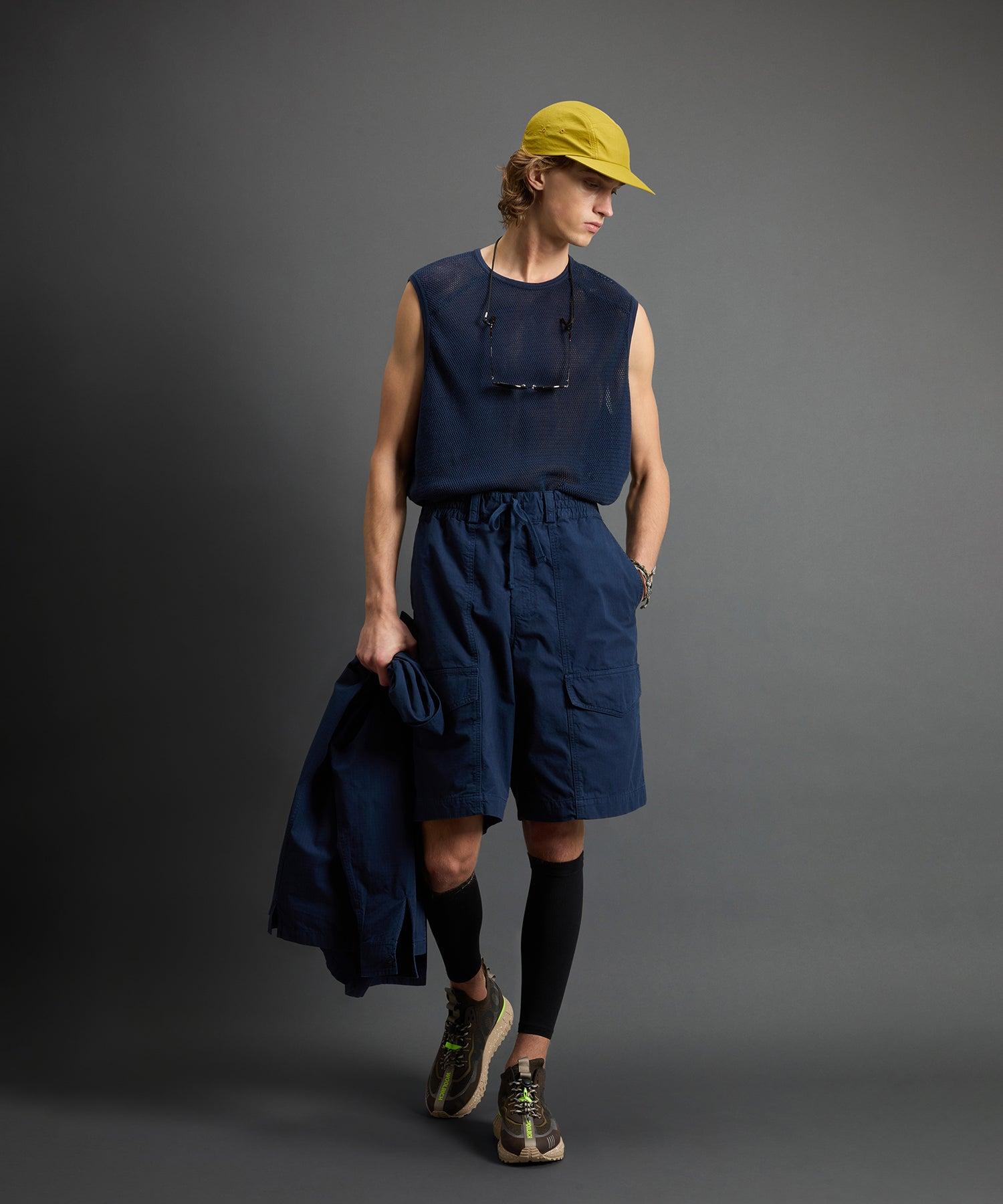 Todd Snyder X Woolrich Mesh Muscle Tank in Dream Blue Product Image