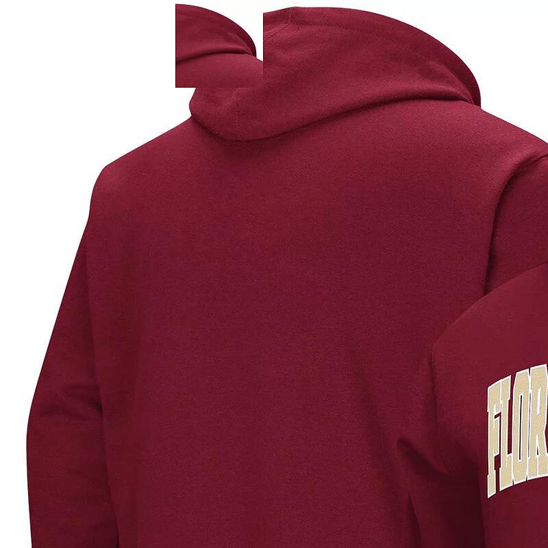 Men's Colosseum Purple LSU Tigers Big & Tall Arch & Logo 2.0 Pullover Hoodie,  Product Image