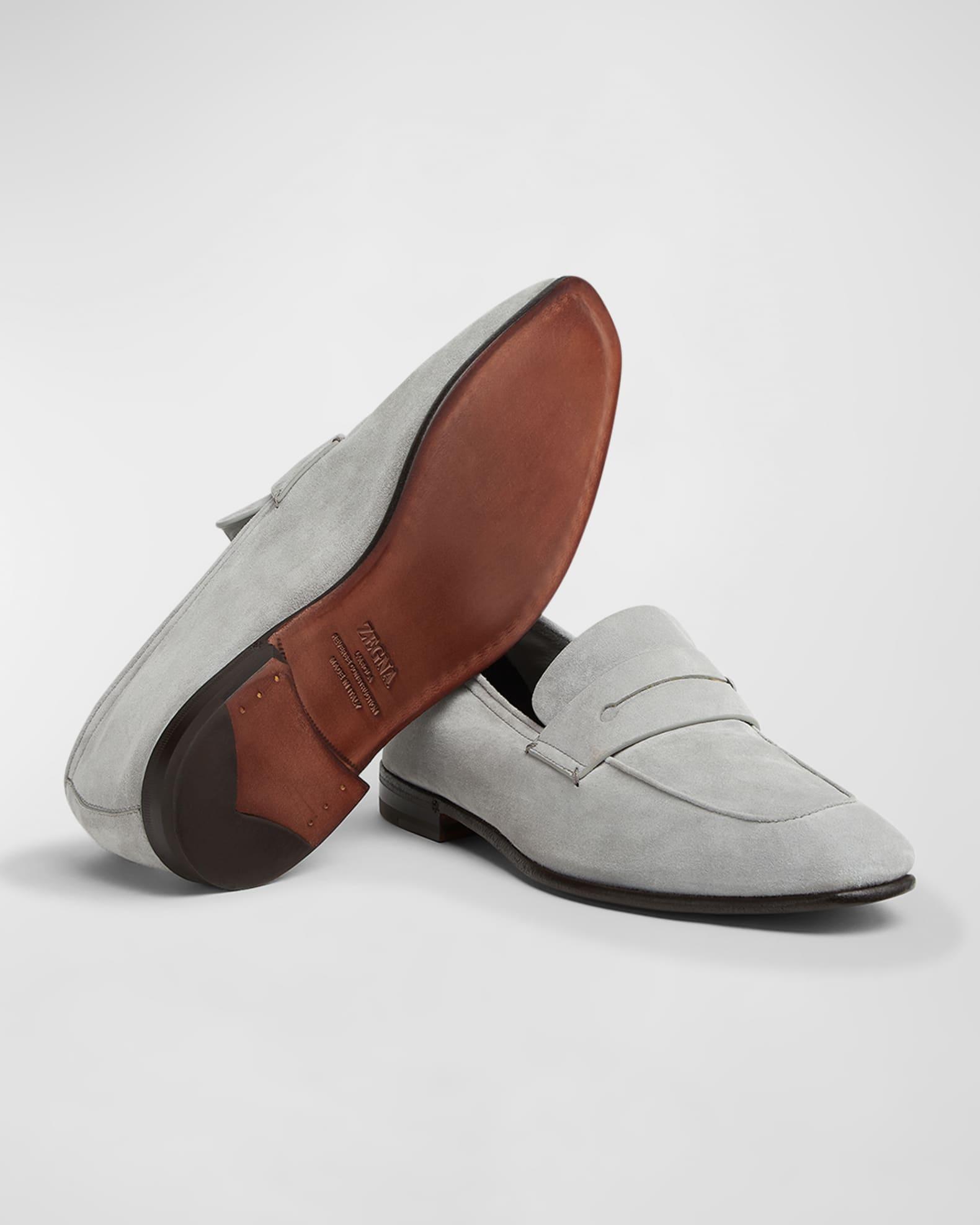 Men's Sonoma Floral Skull-Embossed Velvet Loafers Product Image