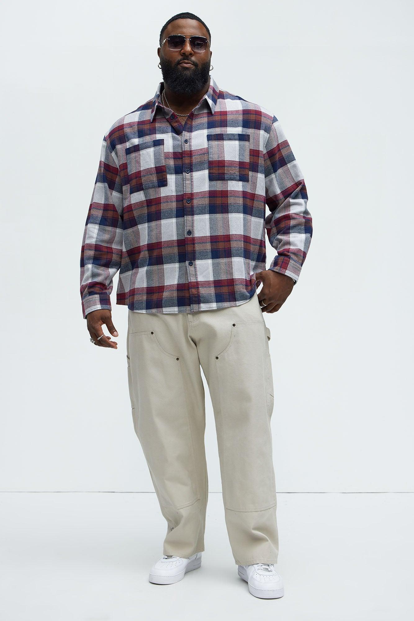 Utica Plaid Flannel Shirt - Multi Color Product Image