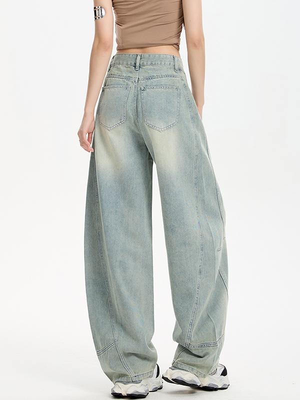 Loose Silhouette Boyfriend Jeans Product Image