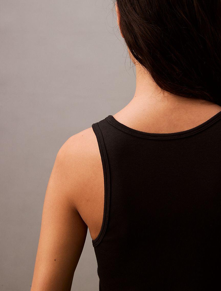 Calvin Klein Womens Rib Slip Dress Product Image