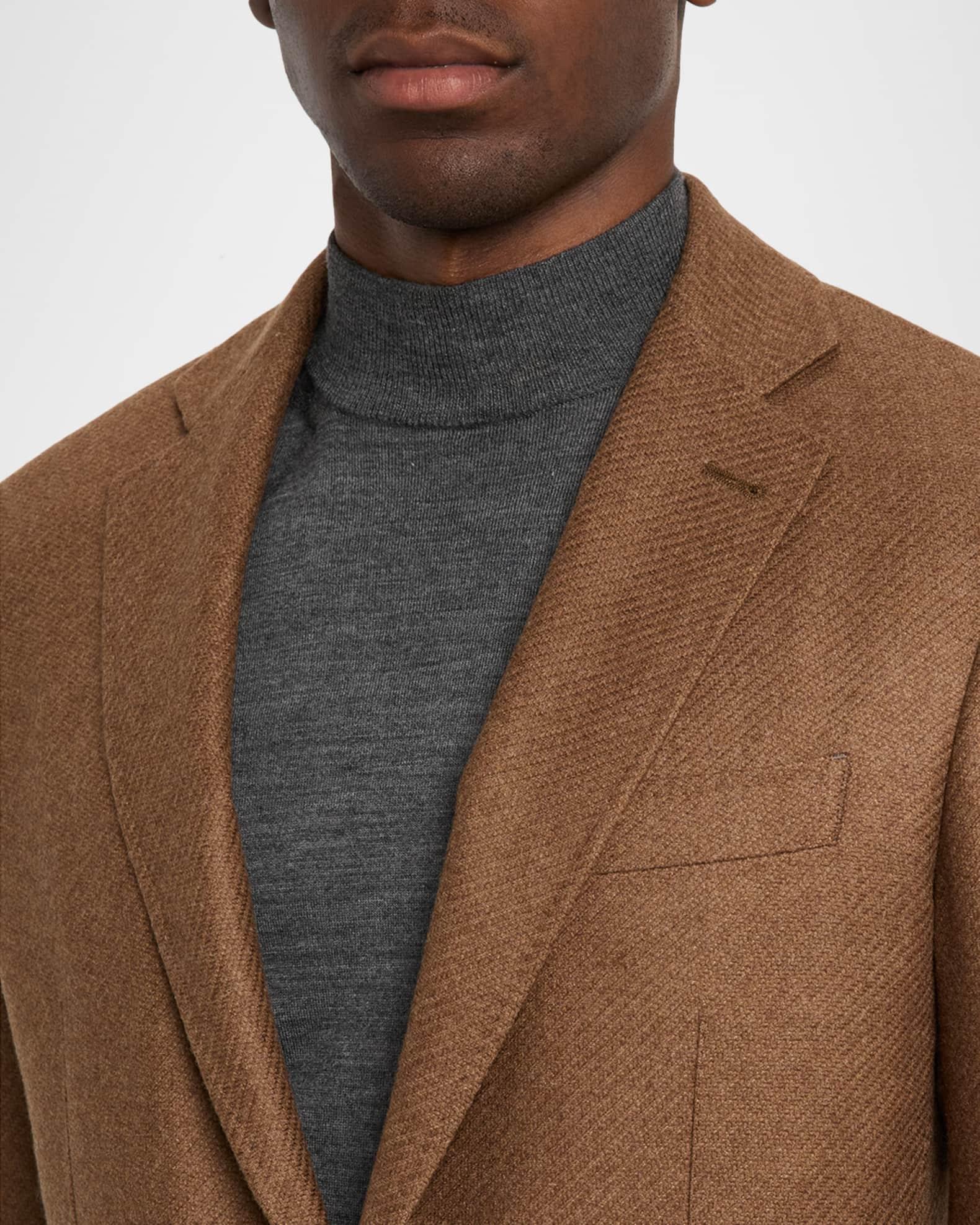 Men's Cashmere and Silk Notch Lapel Blazer Product Image