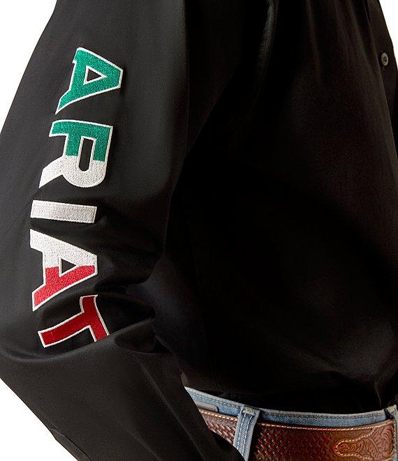 Ariat Classic Fit Long Sleeve Team Logo Twill Shirt Product Image