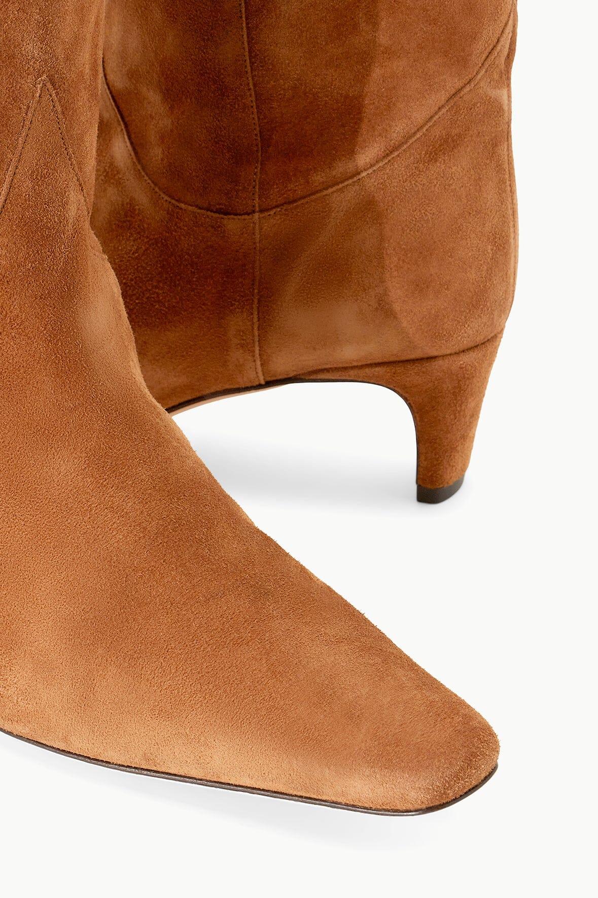 WESTERN WALLY BOOT | TAN SUEDE Product Image