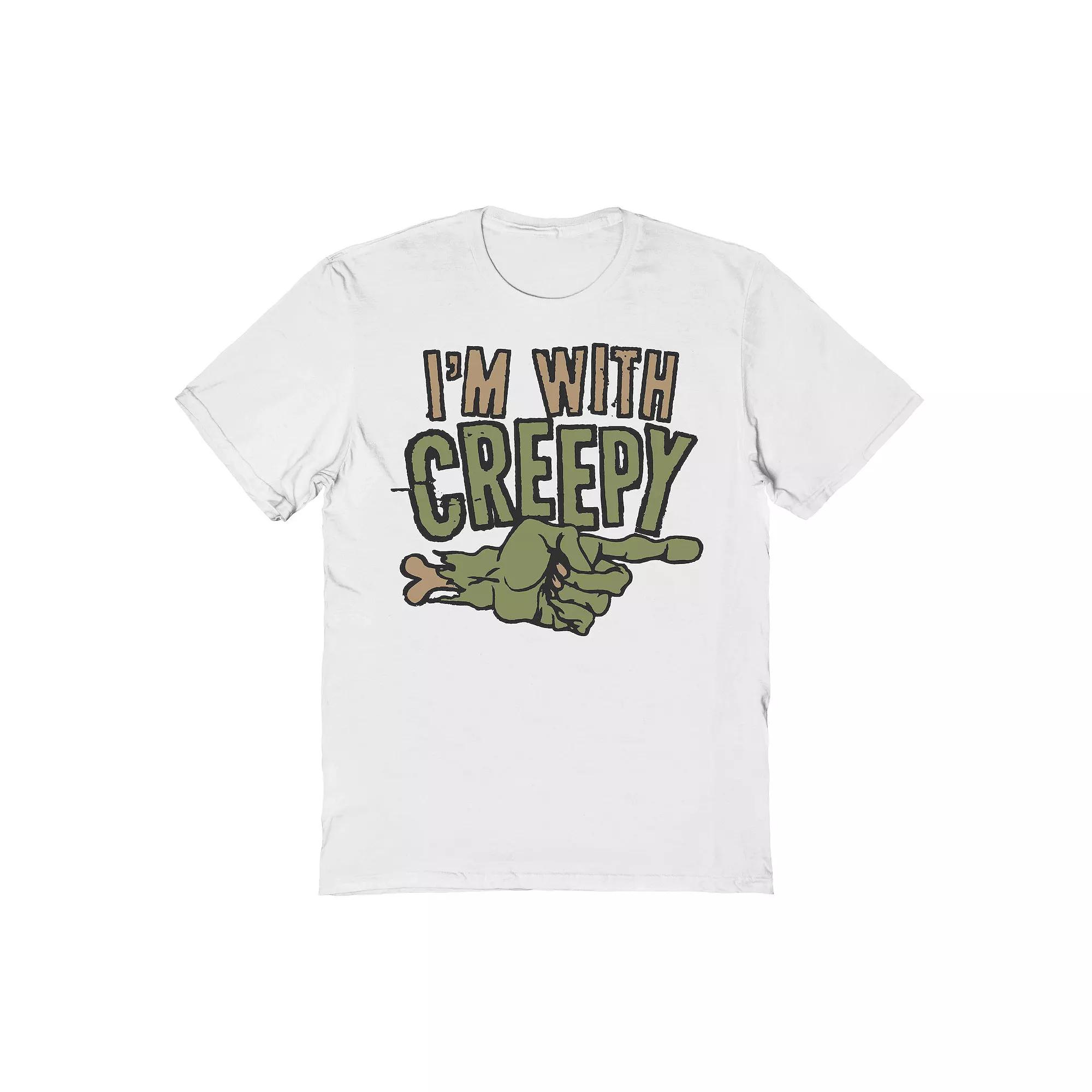 Men's I'm With Creepy Halloween Graphic Tee, Adult Unisex,  Product Image