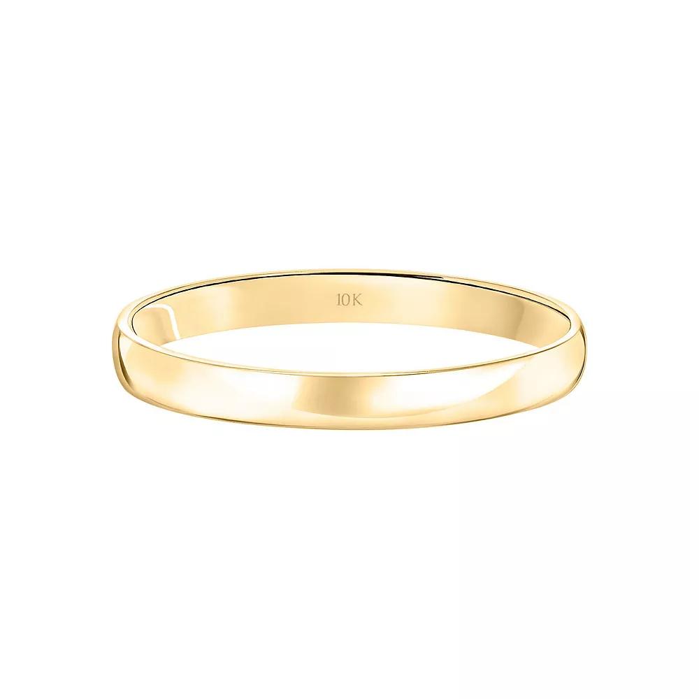 Love Always 10k Gold 3 mm Wedding Band, Women's, Size: 7.50, 10k White Gold Product Image